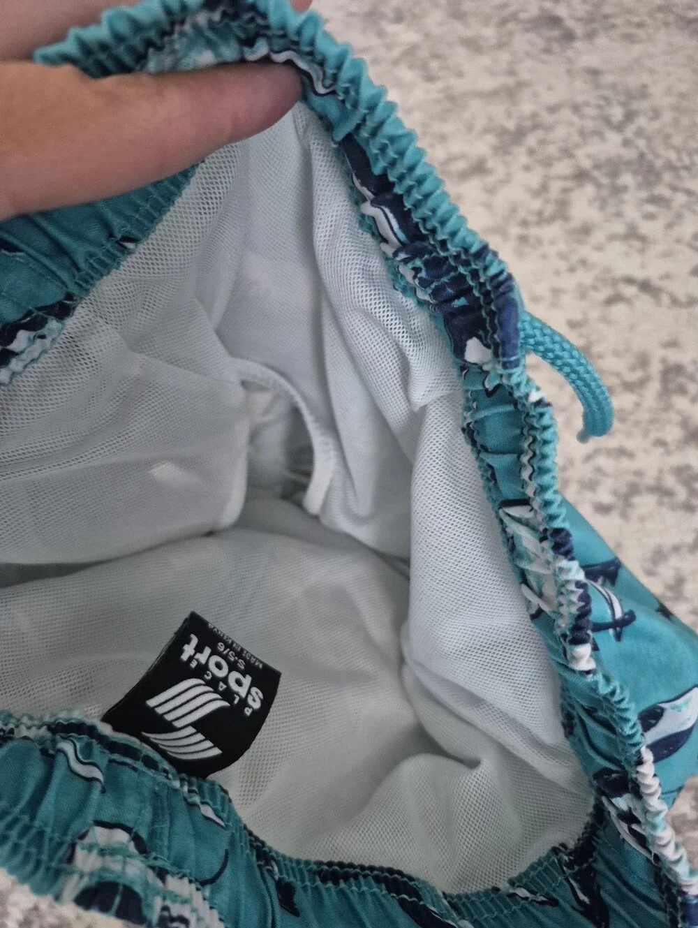 Place sport boys size small 5/6 bathing suit shorts